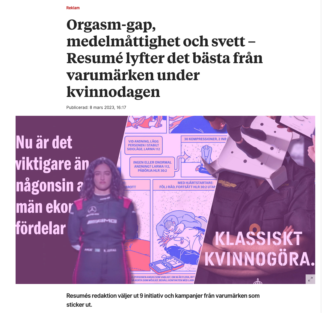 PR-artikel Resumé